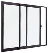 Baie vitrée coulissante en aluminium gris L. 240 x H. 200 cm - Brico Dépôt