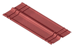 Faîtière bitumée rouge L. 2 m l. 1 m - Onduline - Brico Dépôt