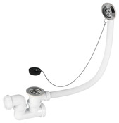 Vidage de baignoire à bouchon Ø 40 mm - Wirquin - Brico Dépôt