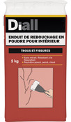 Enduit de rebouchage en poudre 5 kg - Diall - Brico Dépôt