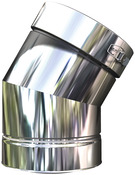 Coude simple en inox 30° - Diam : 150 mm - Brico Dépôt