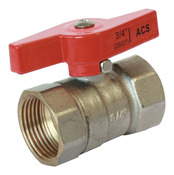 Vanne à boisseau sphérique femelle - 12 x 17 mm manette papillon - Somatherm - Brico Dépôt