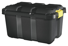 Malle noire haute résistance 49 L + couvercle « SKYDA » - Form - Brico Dépôt