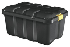 Malle noire haute résistance 111 L + couvercle « SKYDA »  - Form - Brico Dépôt