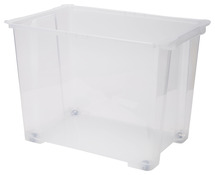 Boite de rangement transparente 63 L "Kaze" - Form - Brico Dépôt
