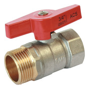 Vanne à boisseau sphérique M/F - 12x17 mm manette papillon - Somatherm - Brico Dépôt