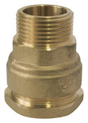 Raccord en laiton droit mâle Ø 20 mm 15x21 mm - Somatherm - Brico Dépôt