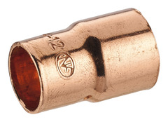 2 manchons cuivre à souder pour tube cuivre Ø 18 et 14 mm avec embouts F - Noyon & Thiebault - Brico Dépôt