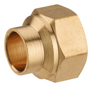 Tube et raccord en fer/cuivre de Ø 12 mm type manchons femelles 15x21 mm - Noyon & Thiebault - Brico Dépôt