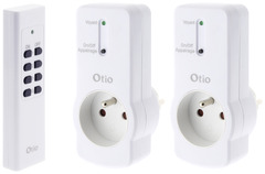 Prise télécommandée 2 prises télécommandées maxi 2 300 W - Otio - Brico Dépôt