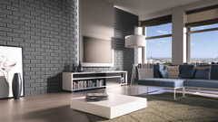 Plaquette de parement en béton allégé "Boston" L. 22,2 x l. 7,3 cm x Ép. 8 à 21 mm - Brico Dépôt