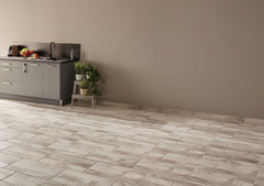 Carrelage de sol intérieur "Old Bean White" blanc - l. 31 x L. 62 cm - Brico Dépôt