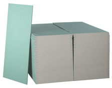 Plaque de plâtre BA 13 hydrofuge NF - L. 1,25 x l. 0,60 m x Ép. 12.5 mm "Pladur" - Brico Dépôt