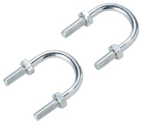 2 U avec boulons - 27 x 48 x 28 mm - Diall - Brico Dépôt