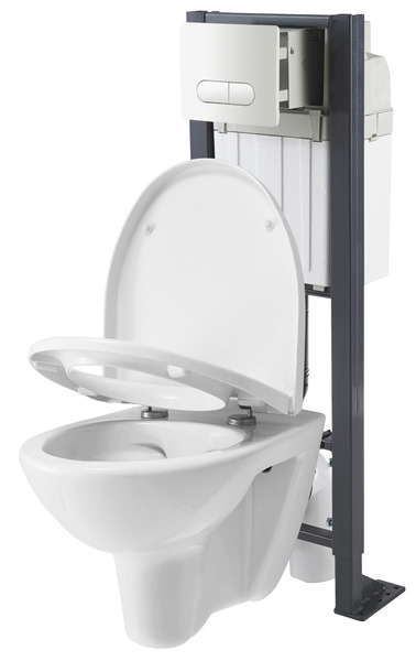 Bâti support "Zagar" + Cuvette WC suspendu "Jabi" - Brico Dépôt