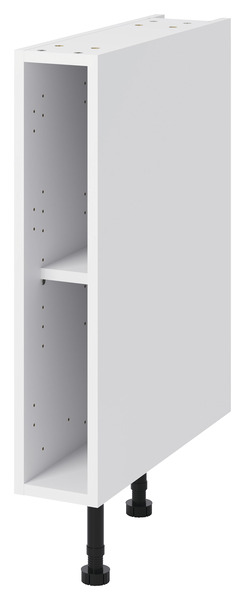 Meuble bas "Ilona" imitation chêne massif l.15 x h.72 x p.57 cm 1 porte coulissante - Brico Dépôt