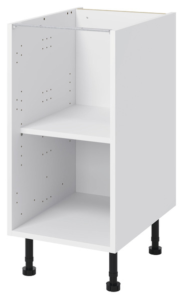 Meuble bas "Coline" imitation chêne clair l.40 x h.72 x p.57 cm 1 porte coulissante - Brico Dépôt