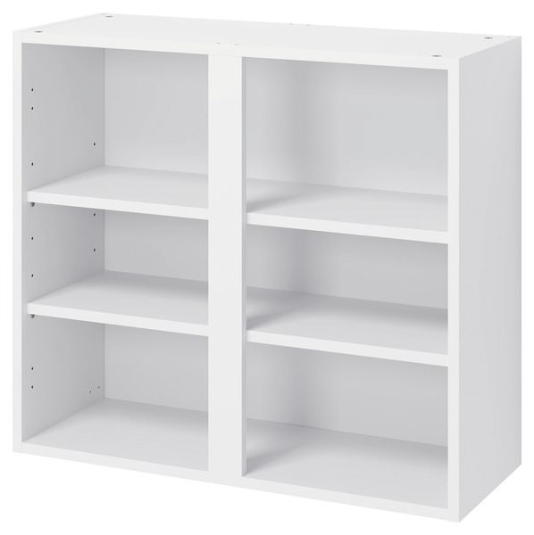 Meuble haut "Heline"noir mat l.80 x h.72 x p.32 cm 2 portes - Brico Dépôt