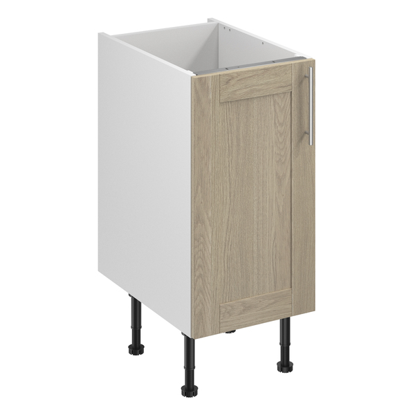 Meuble bas "Coline" imitation chêne clair l.40 x h.72 x p.57 cm 1 porte - Brico Dépôt