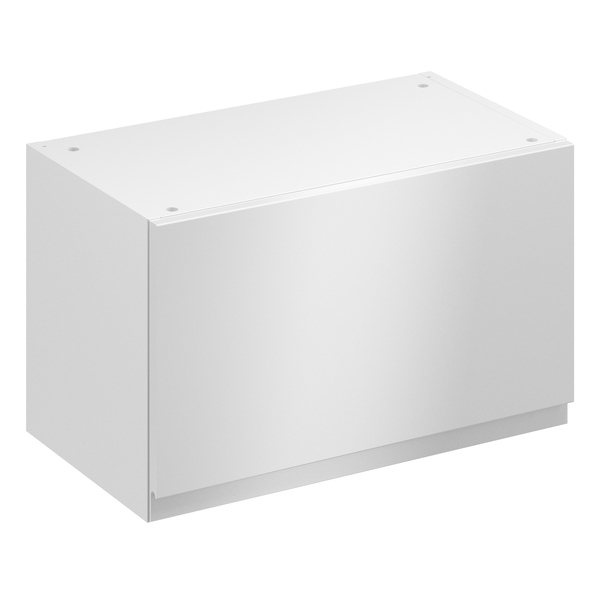 Meuble haut "Glorian" blanc brillant l.60 x h.36 x p.32 cm 1 porte relevable - Brico Dépôt
