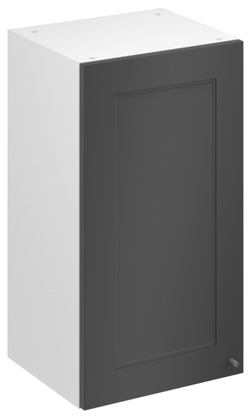 Meuble haut "Florie" anthracite mat l.40 x h.72 x p.32 cm 1 porte - Brico Dépôt