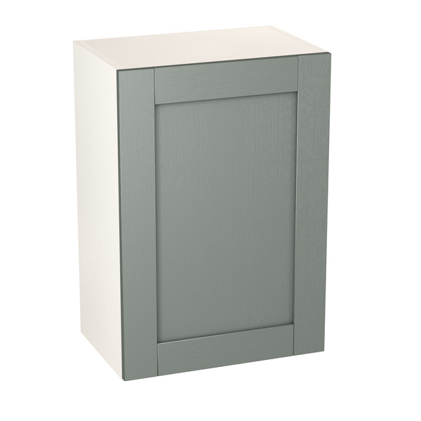 Meuble haut "Coline" vert sauge l.50 x h.72 x p.32 cm 1 porte - Brico Dépôt
