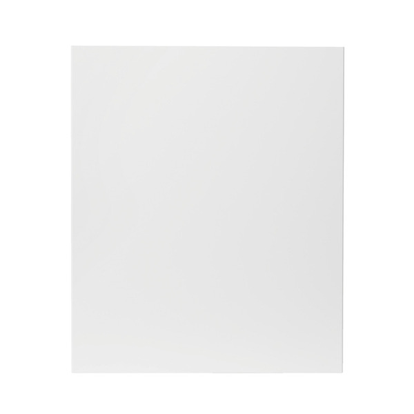 Meuble haut "Dorice" blanc brillant l.50 x h.72 x p.32 cm 1 porte - Brico Dépôt