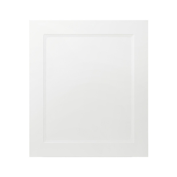 Meuble haut  "Florie" blanc mat l.50 x h.72 x p.32 cm 1 porte - Brico Dépôt