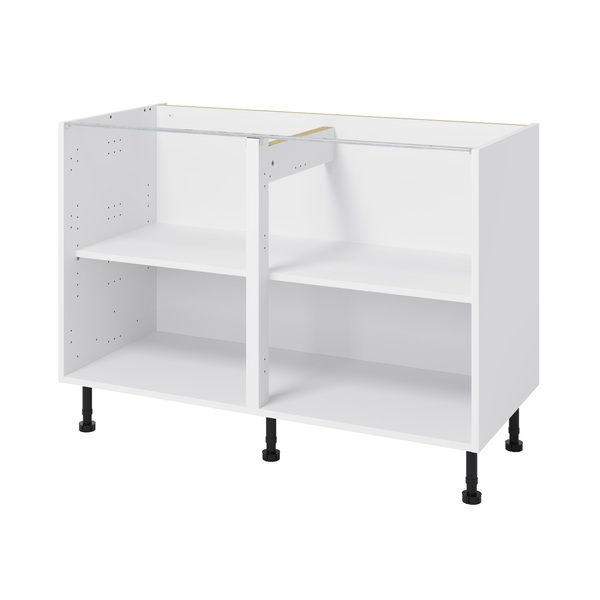 Meuble bas "Coline" vert sauge l.120 x h.72 x p.57 cm 2 portes - Brico Dépôt