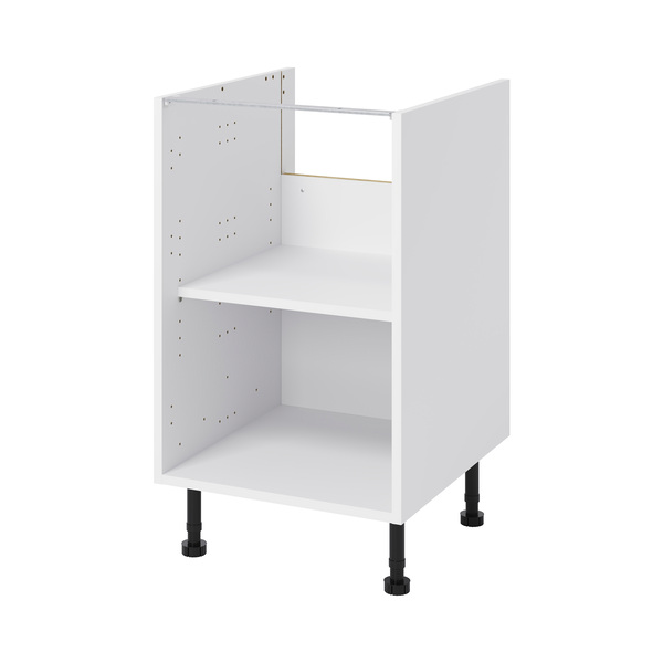 Meuble bas "Basilie" chêne gris l.50 x h.72 x p.57 cm 1 porte - Brico Dépôt