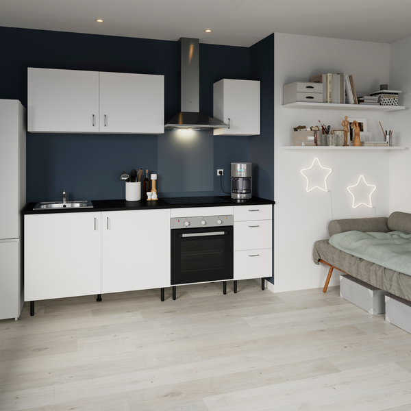 Cuisine "Pragma" blanc mat
 - Brico Dépôt