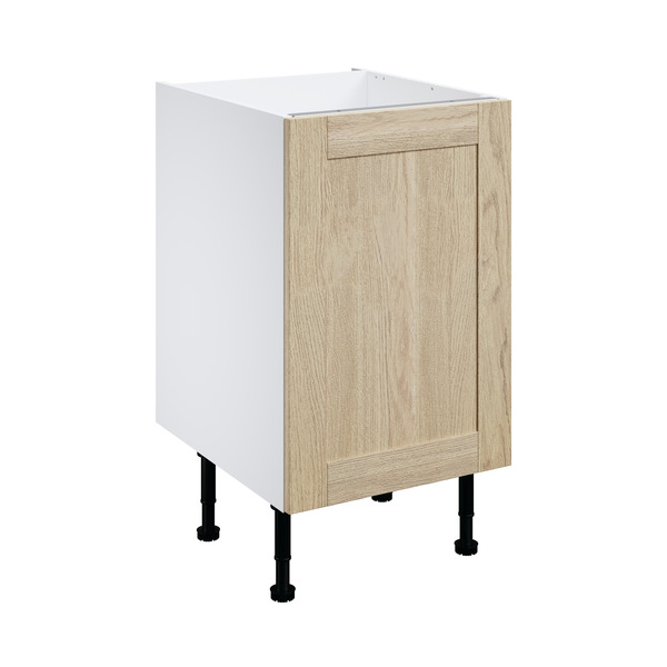 Meuble bas "Coline" chêne clair l.50 x h.72 x p.57 cm 1 porte - Brico Dépôt