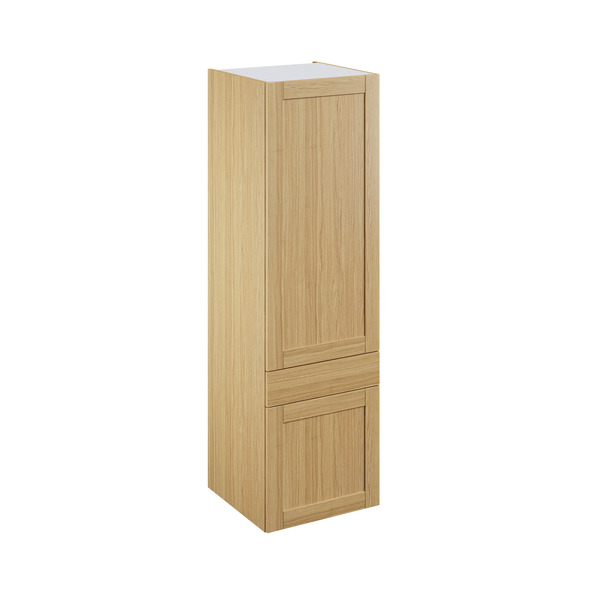 Colonne "Ilona" chêne doré l.60 x h.201 x p.60 cm 2 portes + 1 tiroir - Brico Dépôt