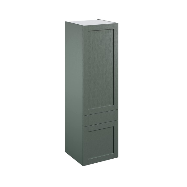 Colonne "Coline" vert sauge l.60 x h.201 x p.60 cm 2 portes + 1 tiroir - Brico Dépôt