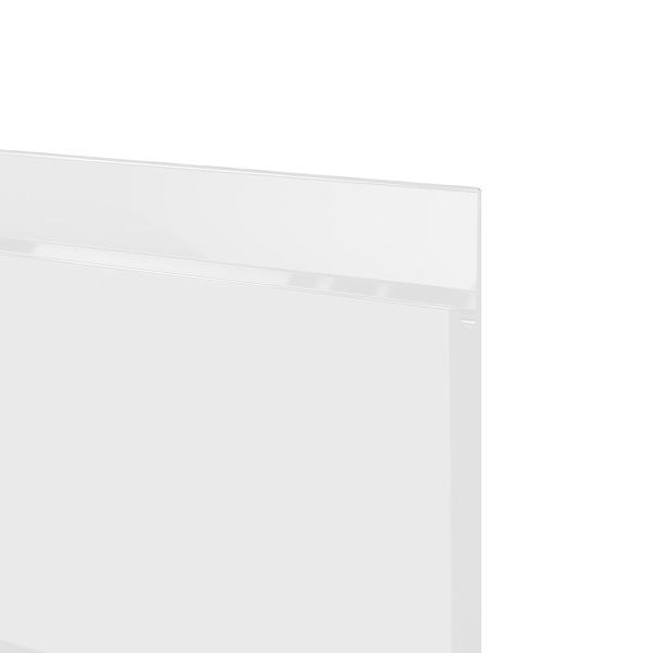 Colonne "Glorian" blanc brillant l.60 x h.201 x p.60 cm 2 portes + 1 tiroir - Brico Dépôt