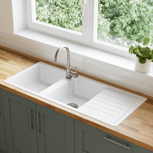 Cuisine "Coline" vert sauge - Brico Dépôt