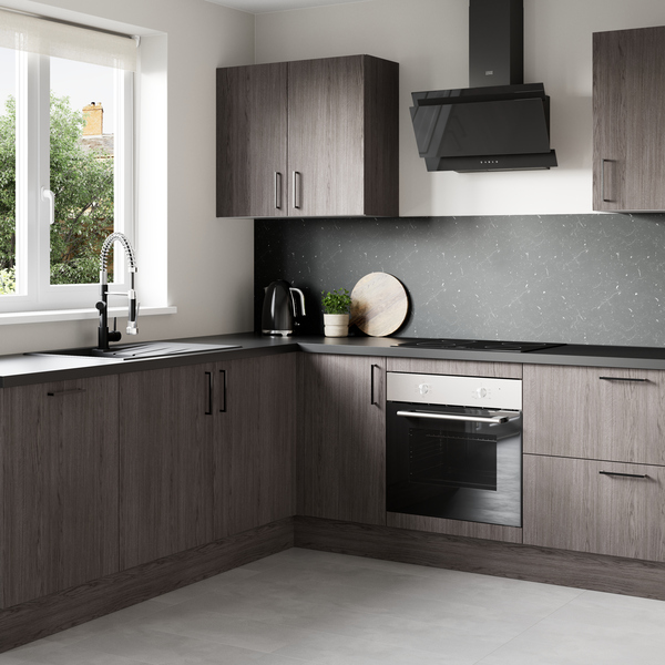 Cuisine "Basilie" chêne gris - Brico Dépôt