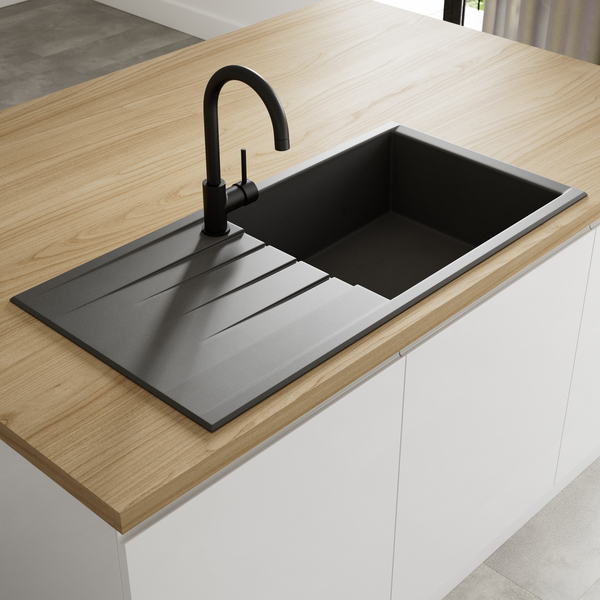 Cuisine "Glorian" blanc brillant - Brico Dépôt