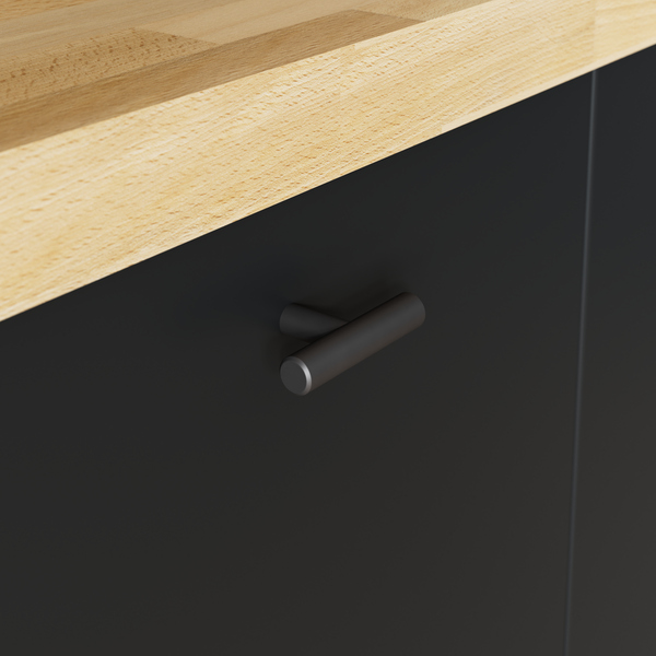 Cuisine "Heline" noir mat - Brico Dépôt