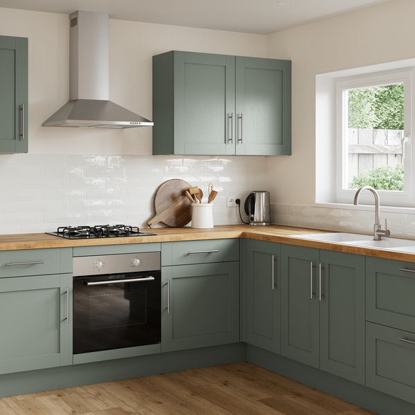 Cuisine "Coline" vert sauge - Brico Dépôt