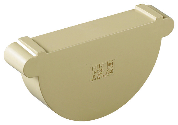 Fond de gouttière en PVC profilé de 16 mm gris - Brico Dépôt