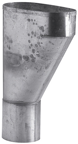 Cuvette de branchement en zinc - Ø 80 mm - Brico Dépôt