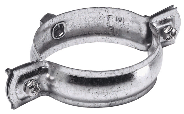 Collier en acier galvanisé Ø 100 mm il se pose facilement à l'aide de vis - Brico Dépôt