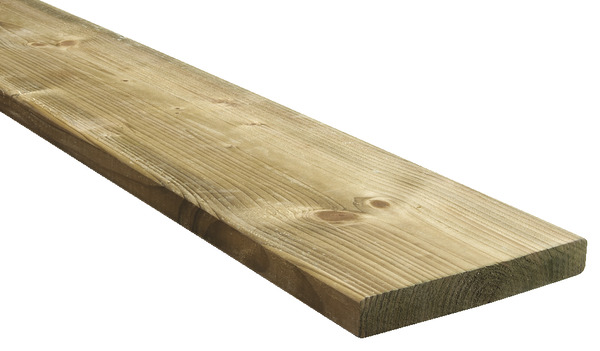 Planche bois - L. 4 m - Section 195 x 27 mm - Brico Dépôt