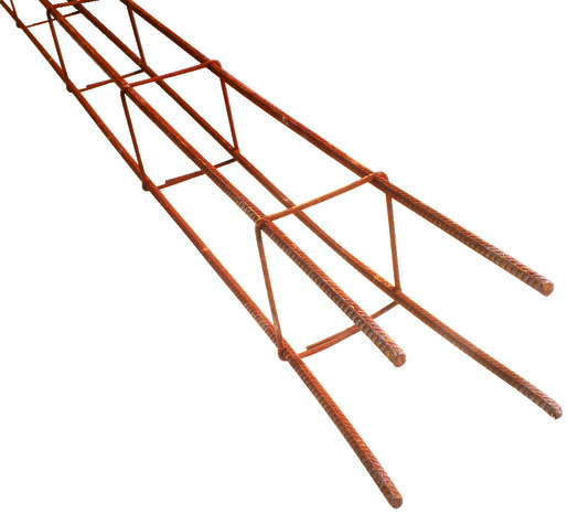 Chaînage carré pour solidarisation des murs et planchers, fondations L. 6 m, section 10 x 10 cm - Brico Dépôt