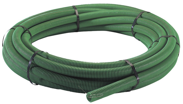 Gaine TPC annelée Ø 40 mm L. 25 m vert Ø 40 mm - Brico Dépôt