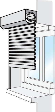 Volet roulant manuel par sangle, motorisable, en PVC et aluminium 120 x 100 cm - Brico Dépôt