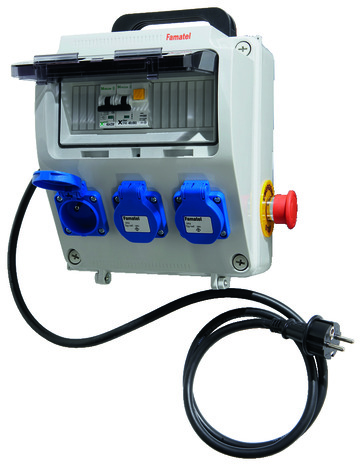 Coffret de chantier IP54, 1 disjoncteur 16A - Famatel SA - Brico Dépôt