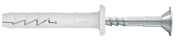 20 chevilles nylon 6 x 40 + vis - Diall - Brico Dépôt