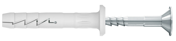 20 chevilles nylon 6 x 60 + vis - Diall - Brico Dépôt